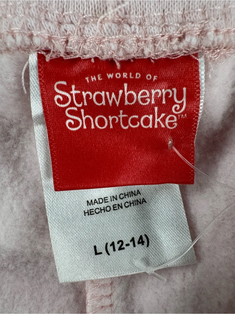 Strawberry Graphic Pink Jogger Pant with Drawstring Waist - Picture 2 of 7